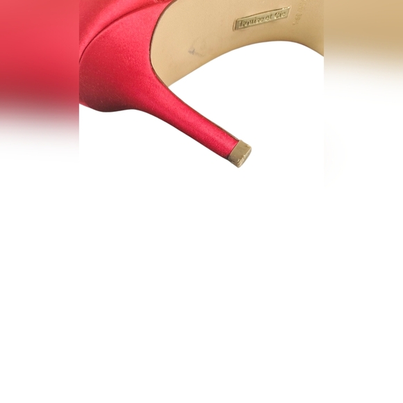 Louise et Cie “Hilio” Red Satin Heels - Sz 9.5 - Picture 10 of 10